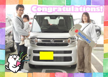 スペーシアご納車！！おめでとうございます！！！